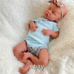 18in silicone doll silicone reborn girl doll handmade whshable toys gift crafts