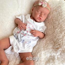 18in silicone doll silicone reborn girl doll handmade whshable toys gift crafts