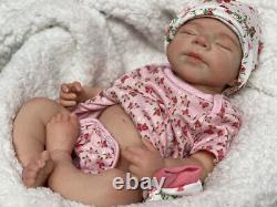 18inch Pascale Full Body Solid Platinum Silicone Girl Doll Lifelike Reborn Dolls