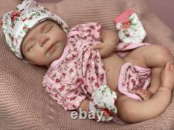 18inch Pascale Full Body Solid Platinum Silicone Girl Doll Lifelike Reborn Dolls