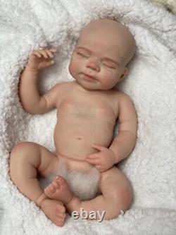 18inch Pascale Full Body Solid Platinum Silicone Girl Doll Lifelike Reborn Dolls