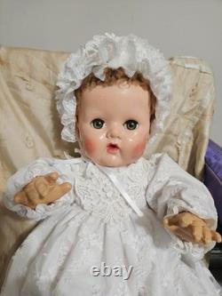 1940s-50s Eff An Bee 20 Dy Dee Doll Curacal Wig Rubber Body and Full Wardrobe