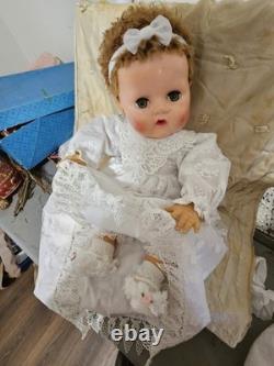 1940s-50s Eff An Bee 20 Dy Dee Doll Curacal Wig Rubber Body and Full Wardrobe