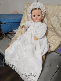 1940s-50s Eff An Bee 20 Dy Dee Doll Curacal Wig Rubber Body and Full Wardrobe