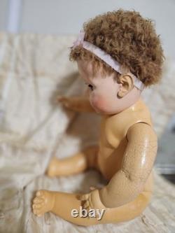 1940s-50s Eff An Bee 20 Dy Dee Doll Curacal Wig Rubber Body and Full Wardrobe