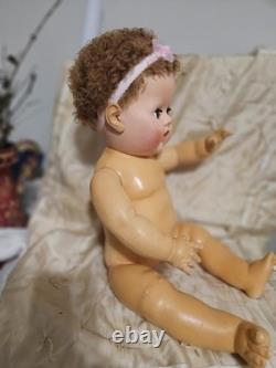 1940s-50s Eff An Bee 20 Dy Dee Doll Curacal Wig Rubber Body and Full Wardrobe