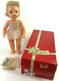 1950's Terri Lee Doll 16 withBox, Tags & Extra Tagged Clothes Blonde Vintage