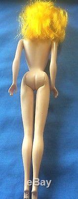 1958 BARBIE VINTAGE Blonde HIGH COLOR Bend Leg COLOR MAGIC BARBIE Doll