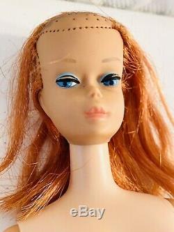1958 Barbie Color Magic Flaming Ruby Red Carrot Magic Hair Doll Vtg TLC REPAIR
