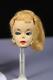 1959 #1 Blonde Ponytail Barbie Rare White Iris Foot Holes Zebra Suit Tlc Mattel