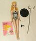 % 1959 Mattel Vintage #3 Blonde Barbie With Original T. M. Stand