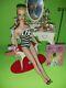 1959 Mattel Barbie #2 Blonde Customized Doll With Swimsuit, Stand, Accessories
