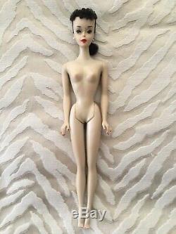 1959 Mattel Brunette #3 Barbie doll with swimsuit No Reserve
