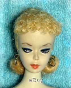 1959 Number 1 BLOND PONYTAIL BARBIE DOLL Vintage Original