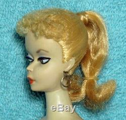 1959 Number 1 BLOND PONYTAIL BARBIE DOLL Vintage Original