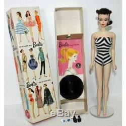 1959 Number One Barbie Brunette Ponytail All Original Relist Read Description