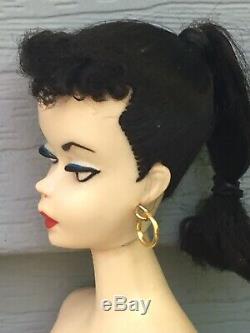 1959 Vintage Brunette Ponytail Barbie #1