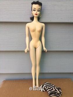 1959 Vintage Brunette Ponytail Barbie #1