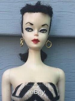 1959 Vintage Brunette Ponytail Barbie #1