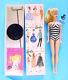 1960 #4 Blonde Ponytail Barbie W #2 Stand, Heels, Book & Sunglasses Boxed