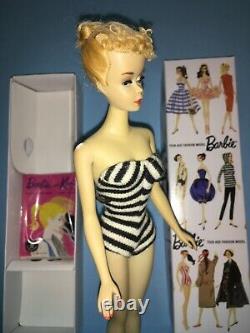 1960 Vintage #3 Blond Ponytail Barbie Doll