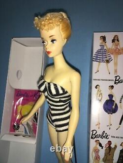 1960 Vintage #3 Blond Ponytail Barbie Doll