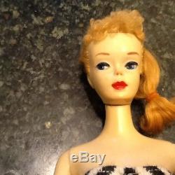 1960's Beautiful #3 Blond Ponytail Barbie w TM Body
