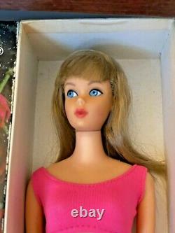 1960's MATTEL 1190 Barbie Straight-leg Standard Doll ORIG BOX MINTY