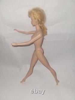 1960s Mattel Blonde #6 Ponytail Barbie Doll Roman Numeral Excellent Condition