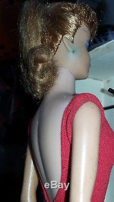 1960s Ponytail Barbie Doll Vintage Original 1962 Bubblecut In Mint Box Japan