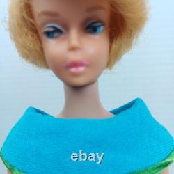 1962 Bubble Cut Ash Blonde Barbie Wearing 1965 Fashion Editor Original Outfit