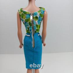 1962 Bubble Cut Ash Blonde Barbie Wearing 1965 Fashion Editor Original Outfit