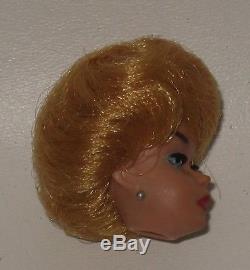 1962 Mattel Barbie Bubble Cut Blonde Prototype Miniature Head Extremely Rare