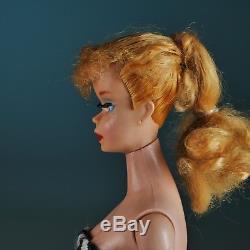 1962 Vintage Blonde Ponytail #4 Barbie doll model #850 plus clothes