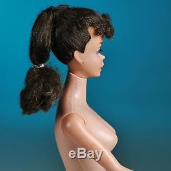 1962 Vintage Brunette Ponytail #5 Barbie doll model #850