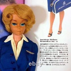 1963 Vintage Barbie Side Part Bubble Cut American Airlines Cabin Attendant's