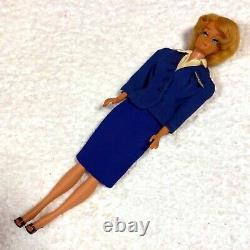 1963 Vintage Barbie Side Part Bubble Cut American Airlines Cabin Attendant's