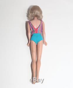 1964 Mattel Barbie Stock No. 1070 Ash Blonde with lifelike bendable legs