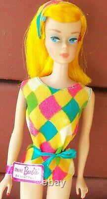 1965 Vintage Blonde/Ruby red Color Magic Barbie MIB