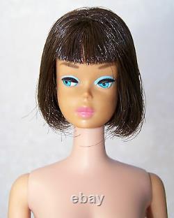 1966 High Color American Girl Barbie Doll Brunette Long Hair IN BOX all original