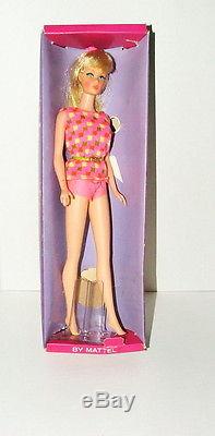 % 1966 Mattel Vintage Blonde Tnt Barbie Mint In Original Box