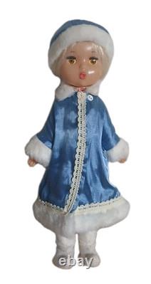 1970s USSR Soviet Russia SNEGUROUCHA DOLL Santa's Granddaughter Snow Girl RARE