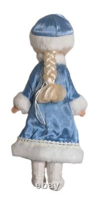 1970s USSR Soviet Russia SNEGUROUCHA DOLL Santa's Granddaughter Snow Girl RARE