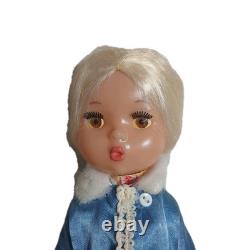 1970s USSR Soviet Russia SNEGUROUCHA DOLL Santa's Granddaughter Snow Girl RARE