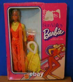 1973 SUN VALLEY BARBIE NRFB Rare 2nd issue Cardboard Box! TAIWAN Malibu Vintage