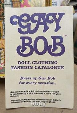 1977 Gay Bob Doll In As Is Box With Fashion Catalogue & Purse The First Gay Doll