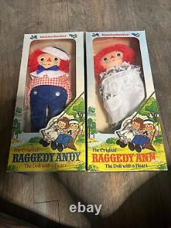 1979 KNICKERBOCKER RAGGEDY ANN/Andy DOLL IN THE BOX NEVER BEEN OPENED. RARE