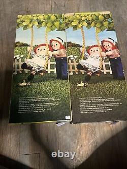 1979 KNICKERBOCKER RAGGEDY ANN/Andy DOLL IN THE BOX NEVER BEEN OPENED. RARE