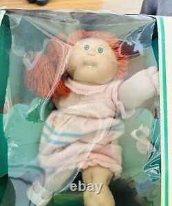 1985 Cabbage Patch Kids Doll Green Eyes Red Hair RARE