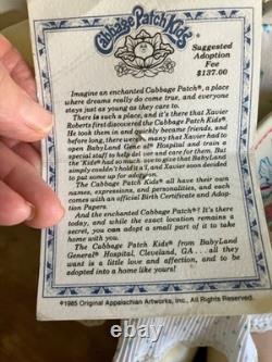 1985 Hand Signed Xavier Roberts Soft sculpture Cabbage Patch Kids Little People